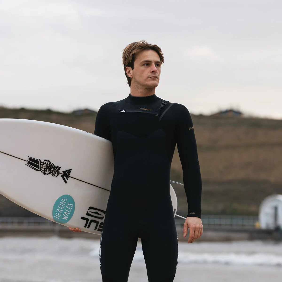 MENS VIPER 3/2MM BLINDSTITCHED YAMAMOTO CHEST ZIP FULL WETSUIT - Image 7