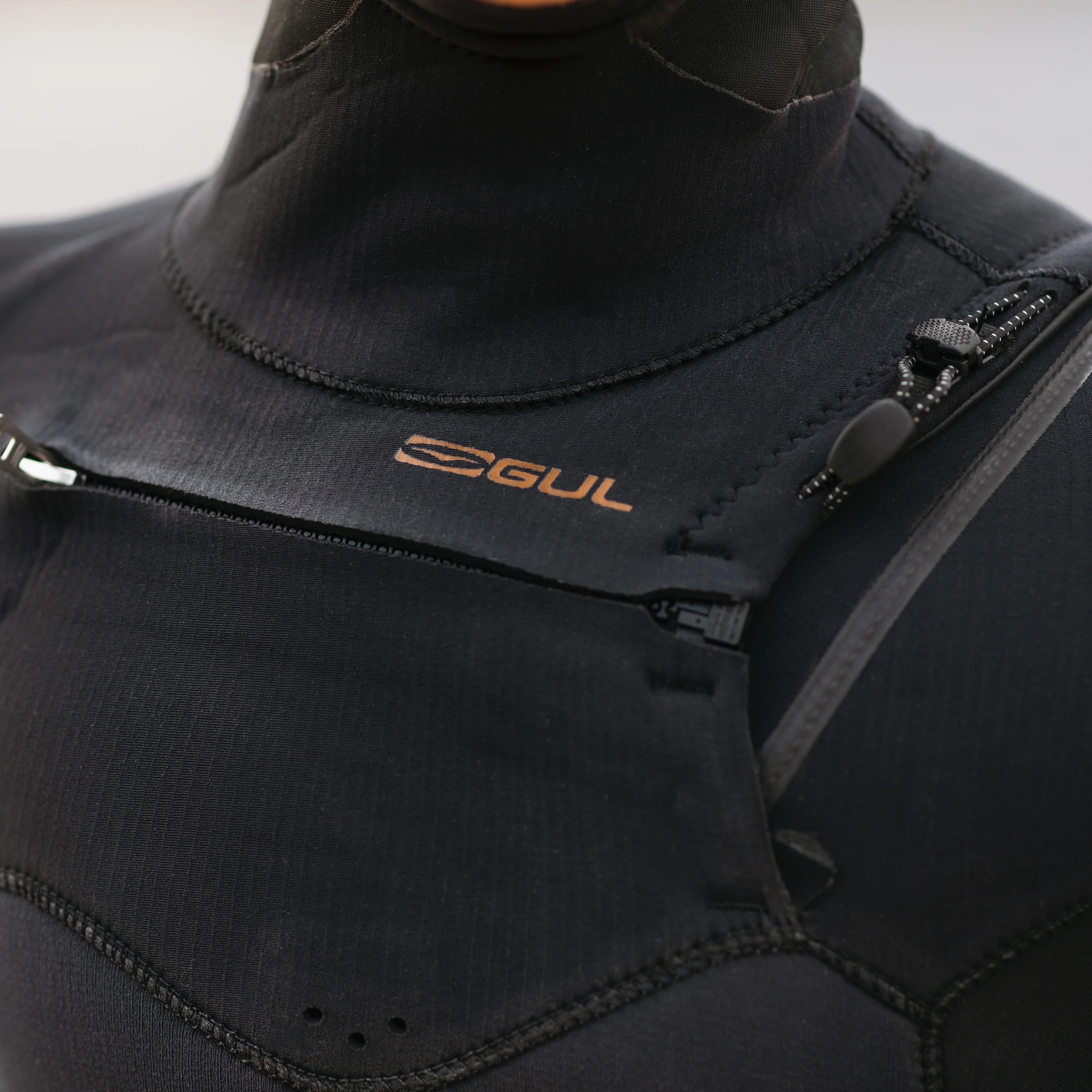 MENS VIPER 6/5/4MM YAMAMOTO BLINDSTITCHED CHEST ZIP HOODED FULL WETSUIT - Image 5